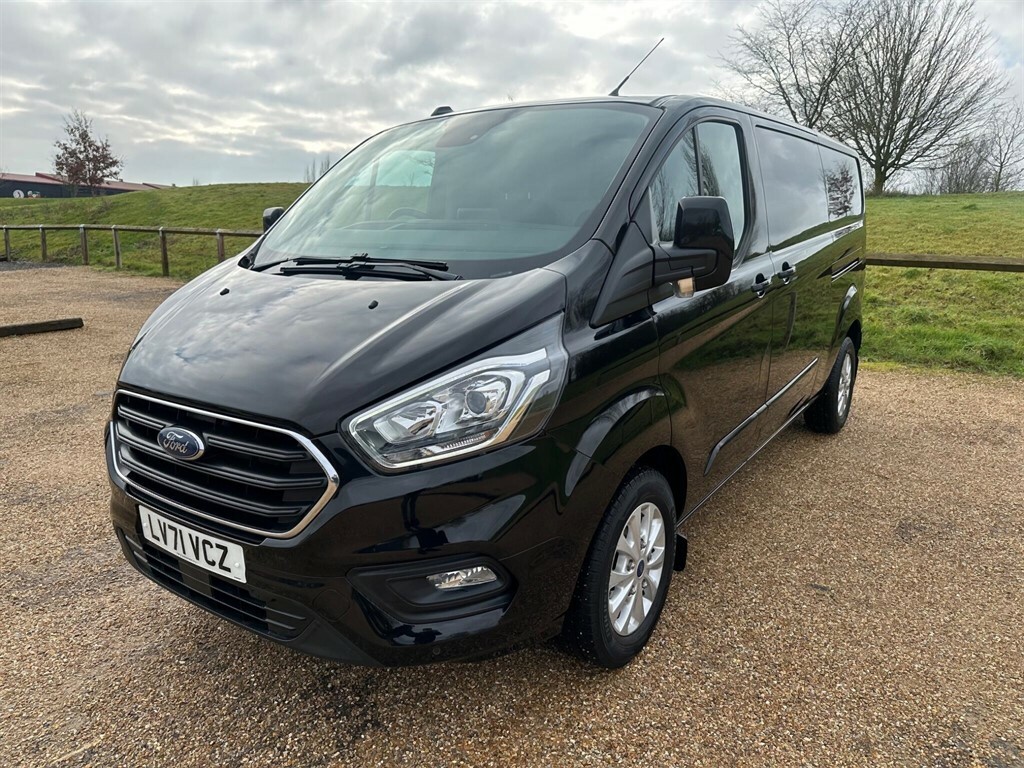Ford Transit Custom 2.0 320 Ecoblue Limited L2 H1 Euro 6 Ss LV71VCZ Black #3