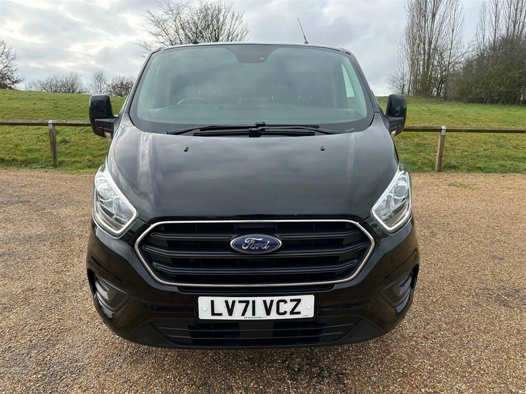 Ford Transit Custom 2.0 320 Ecoblue Limited L2 H1 Euro 6 Ss LV71VCZ Black #2