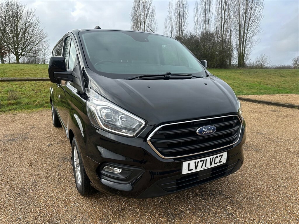 Ford Transit Custom 2.0 320 Ecoblue Limited L2 H1 Euro 6 Ss LV71VCZ Black
