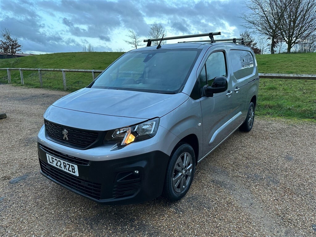 Peugeot Partner 1.5 Bluehdi 950 Asphalt Premium Long Panel Van Eat Grey #3