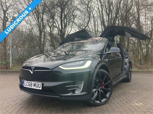 Tesla Model X 0.0 P100d 762 Bhp Black
