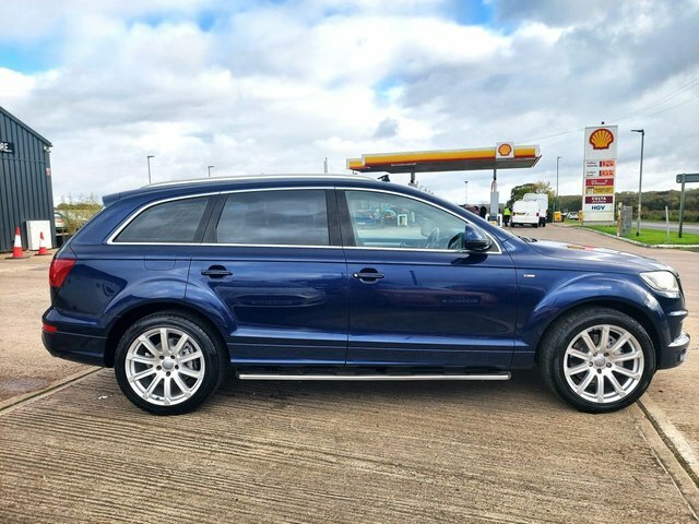 Audi Q7 3.0 Tdicd V6 S Line Suv Tiptronic Quatt GF12GCY Blue #4