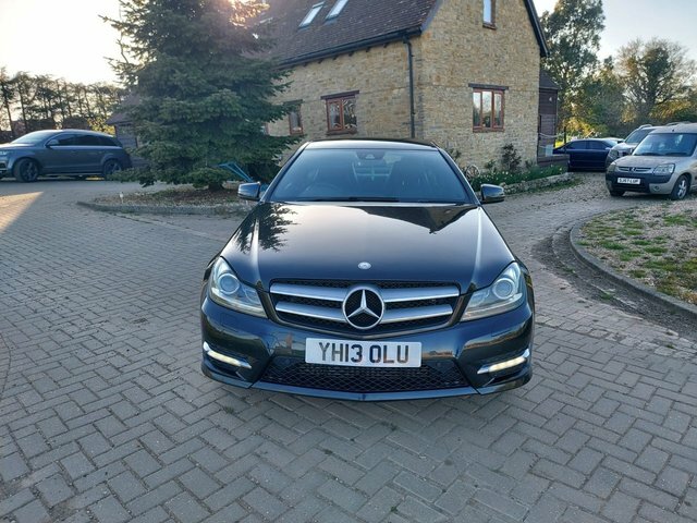 Mercedes-Benz C Class 2.1 C220 Cdi Blueefficiency Amg Sport Coupe Di YH13OLU Black #2