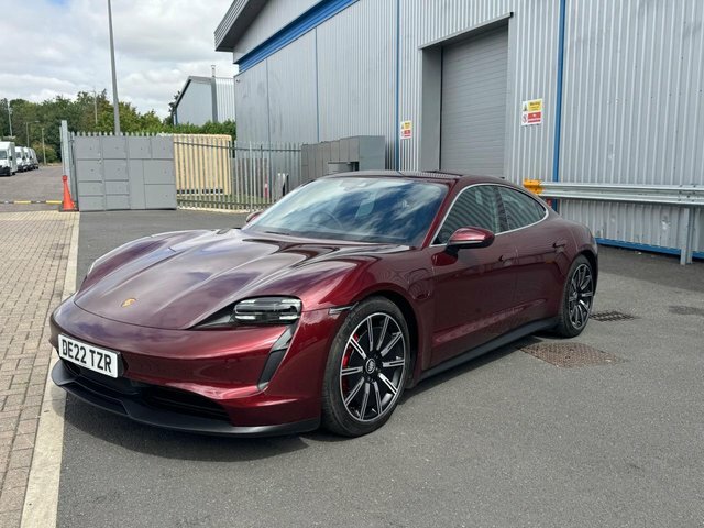 Porsche Taycan Performance Plus 93.4Kwh 4S Saloon Au DE22TZR Red #2