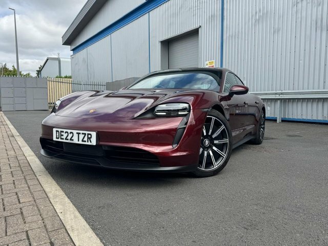 Porsche Taycan Performance Plus 93.4Kwh 4S Saloon Au DE22TZR Red #3