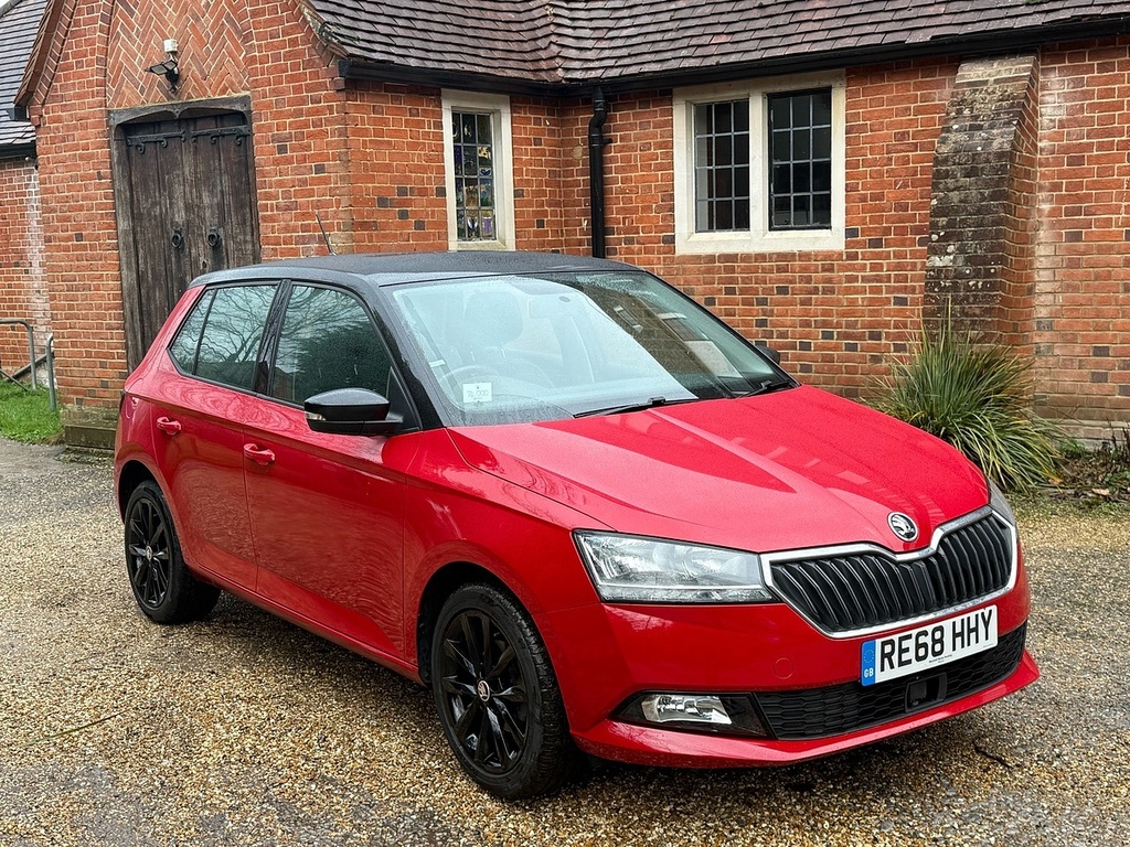Skoda Fabia 1.0 Colour Edition Hatchback Eur RE68HHY Red #2
