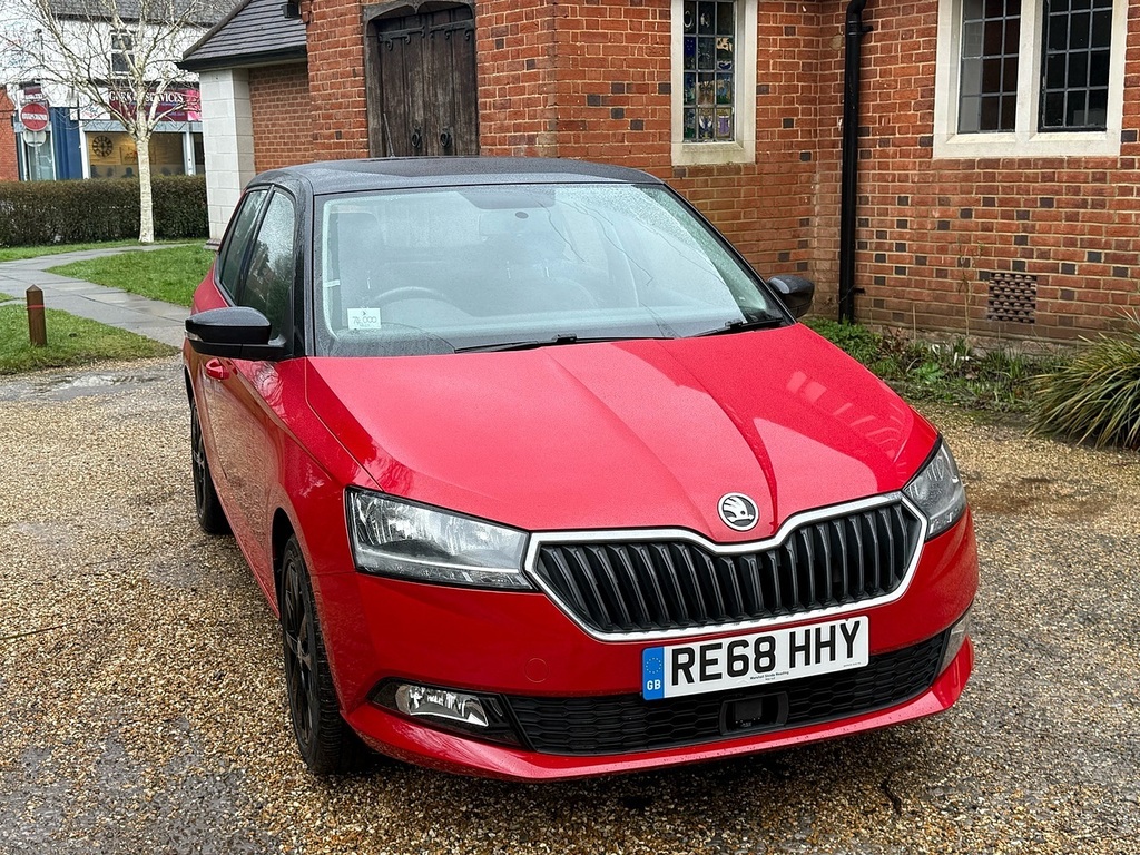 Skoda Fabia 1.0 Colour Edition Hatchback Eur RE68HHY Red #3