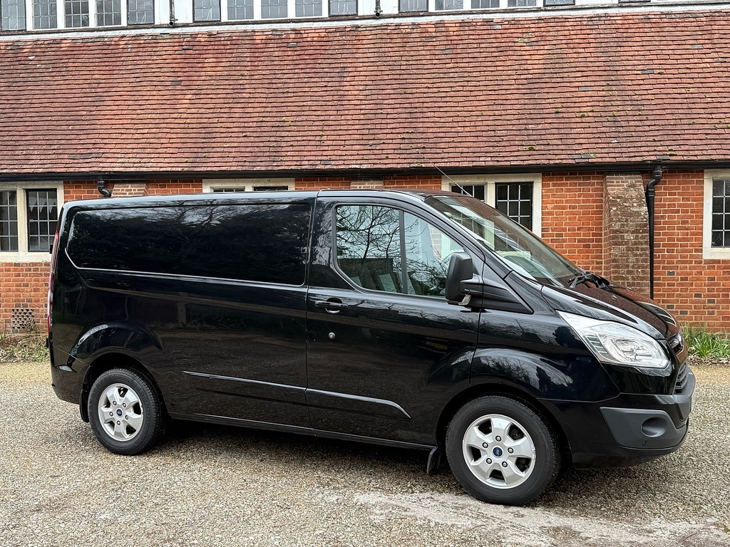 Ford Transit Custom 2.0 Tdci 270 Limited Panel Van L RE17KZZ Black #2