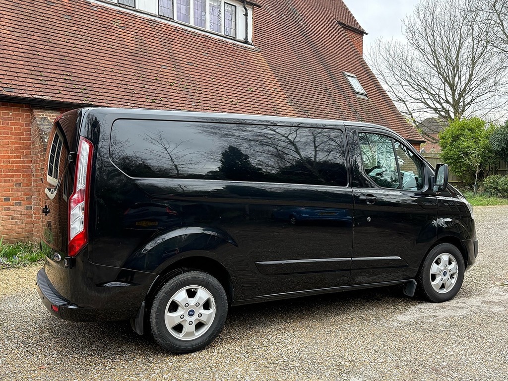 Ford Transit Custom 2.0 Tdci 270 Limited Panel Van L RE17KZZ Black #5