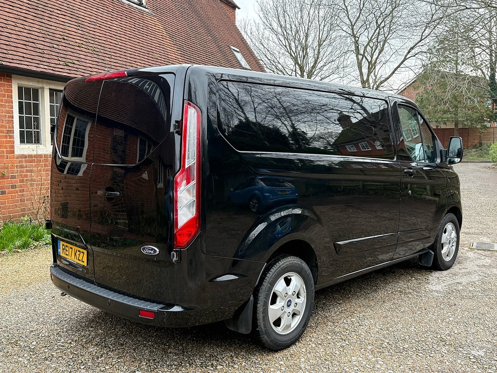 Ford Transit Custom 2.0 Tdci 270 Limited Panel Van L RE17KZZ Black #6
