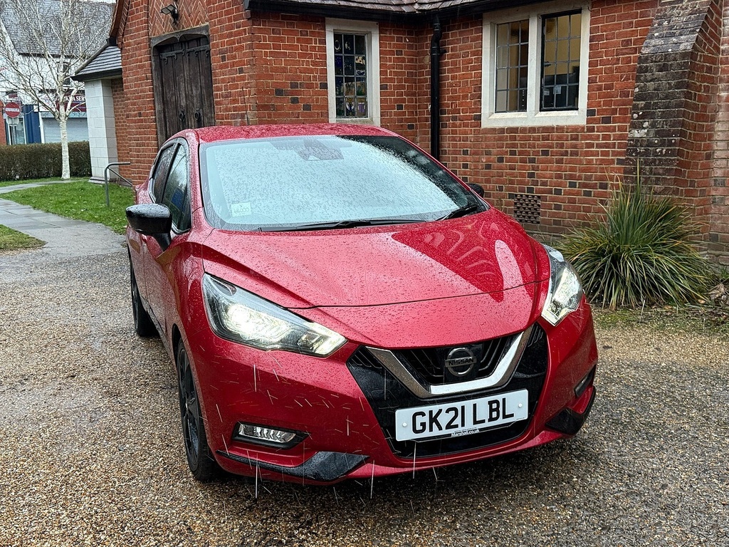 Nissan Micra 1.0 Ig-t N-sport Hatchback Euro GK21LBL Red #3