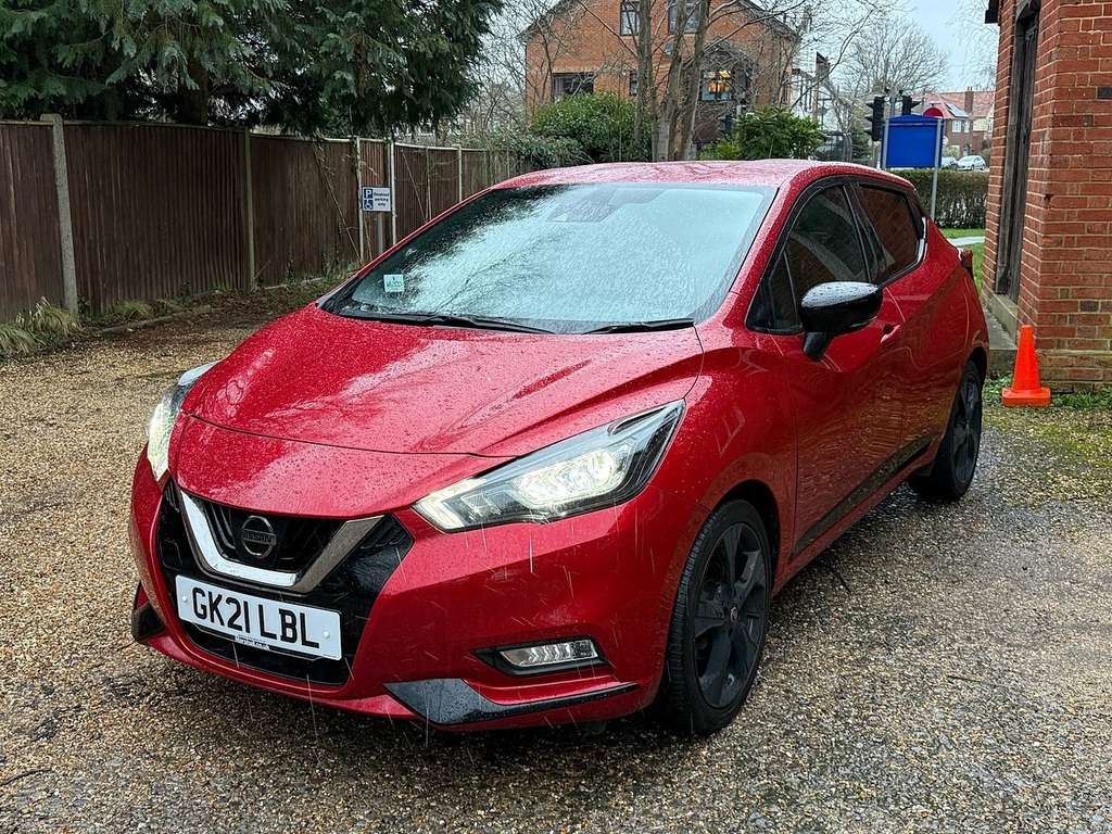 Nissan Micra 1.0 Ig-t N-sport Hatchback Euro GK21LBL Red #5