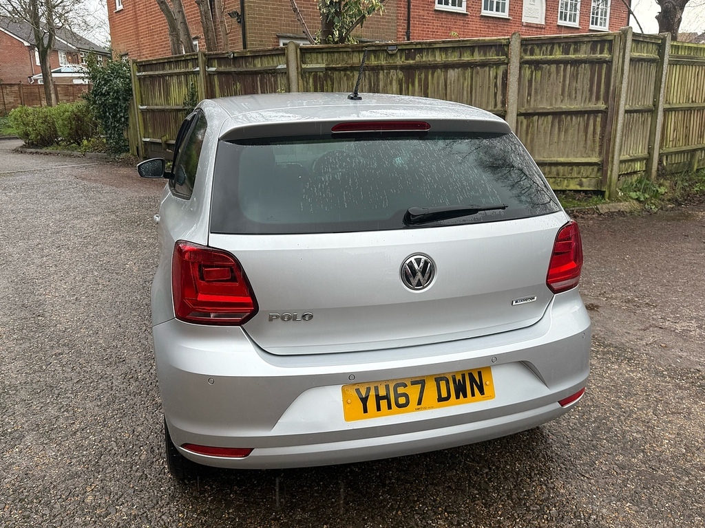 Volkswagen Polo 1.0 Match Edition Hatchback Euro YH67DWN Silver #4
