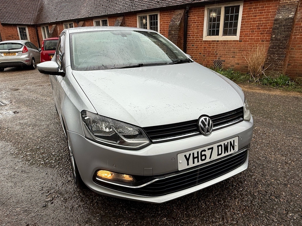 Volkswagen Polo 1.0 Match Edition Hatchback Euro YH67DWN Silver #3