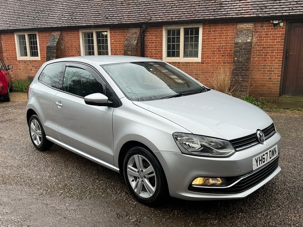 Volkswagen Polo 1.0 Match Edition Hatchback Euro YH67DWN Silver #2