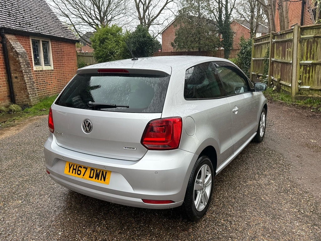 Volkswagen Polo 1.0 Match Edition Hatchback Euro YH67DWN Silver #6