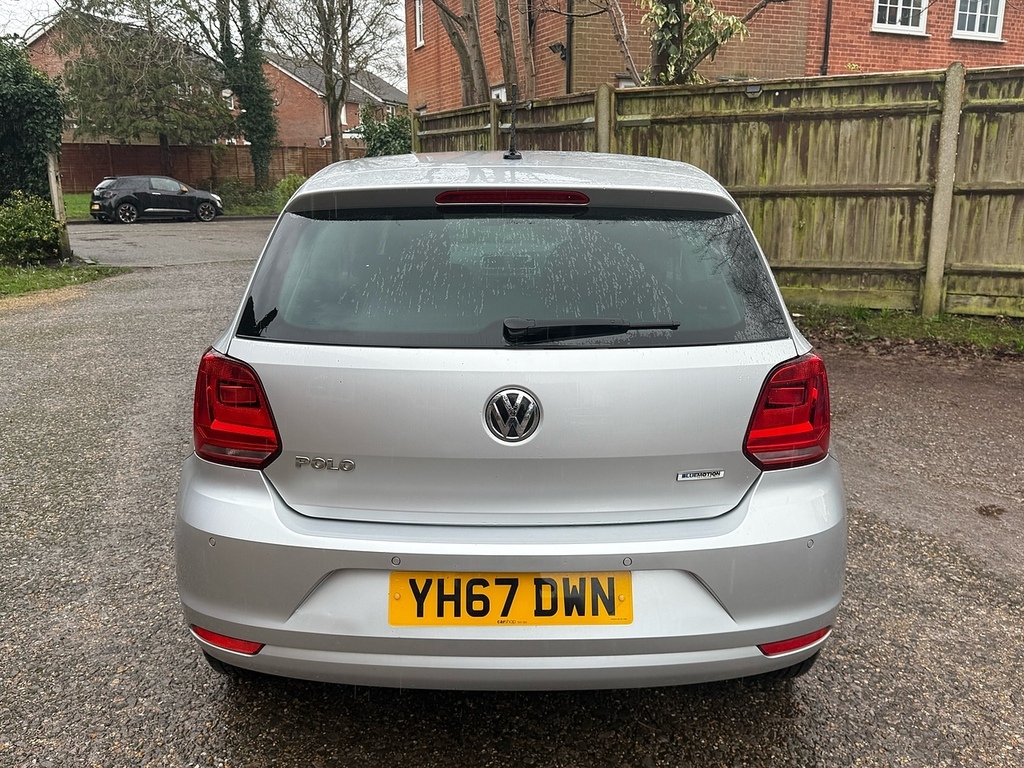 Volkswagen Polo 1.0 Match Edition Hatchback Euro YH67DWN Silver #5