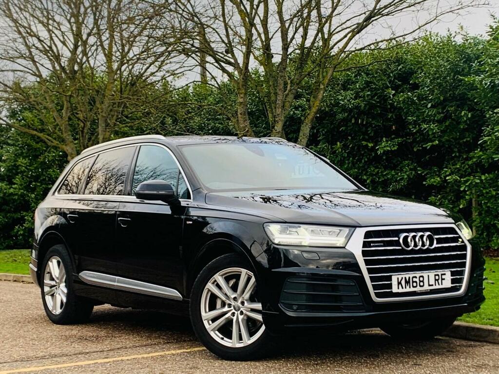 Audi Q7 3.0 Tdi V6 45 S Line Tiptronic Quattro Euro 6 Ss KM68LRF Black #2