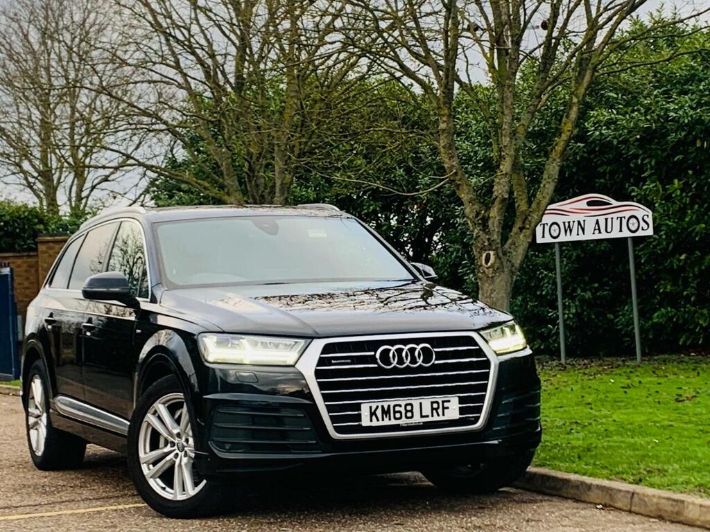 Audi Q7 3.0 Tdi V6 45 S Line Tiptronic Quattro Euro 6 Ss KM68LRF Black #4