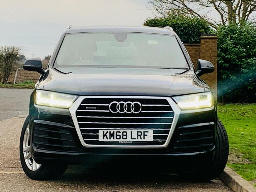Audi Q7 3.0 Tdi V6 45 S Line Tiptronic Quattro Euro 6 Ss KM68LRF Black #3