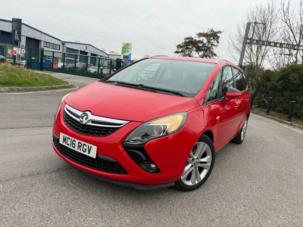 Vauxhall Zafira Tourer 1.4L Sri Red