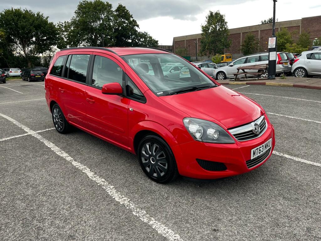 Vauxhall Zafira 1.6 16V Exclusiv Mpv Red