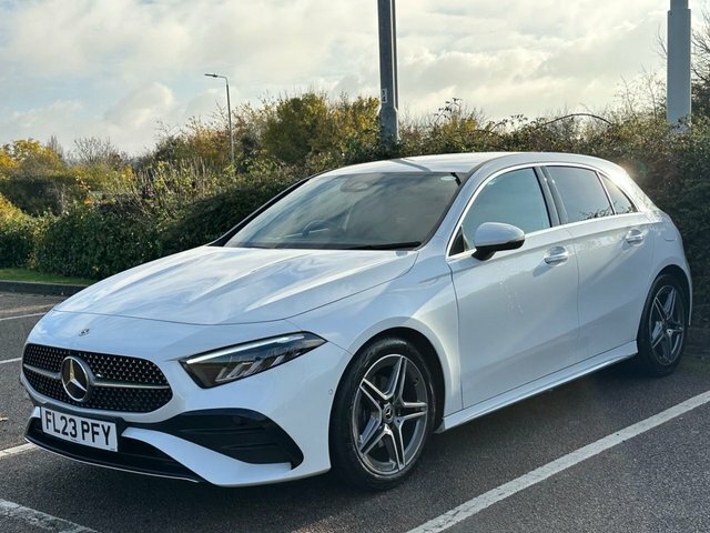 Mercedes-Benz A Class A180h Mhev Amg Line FL23PFY White #6