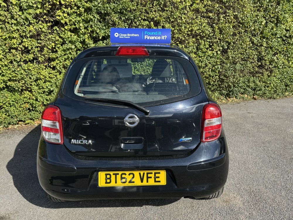 Nissan Micra Acenta 1.2 BT62VFE Black #5