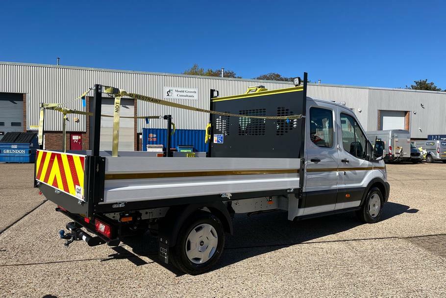 Ford Transit Custom 350 Trend L3 Lwb Double Cab Dropside Rwd 2.0 Ecobl WM25UYO White #4