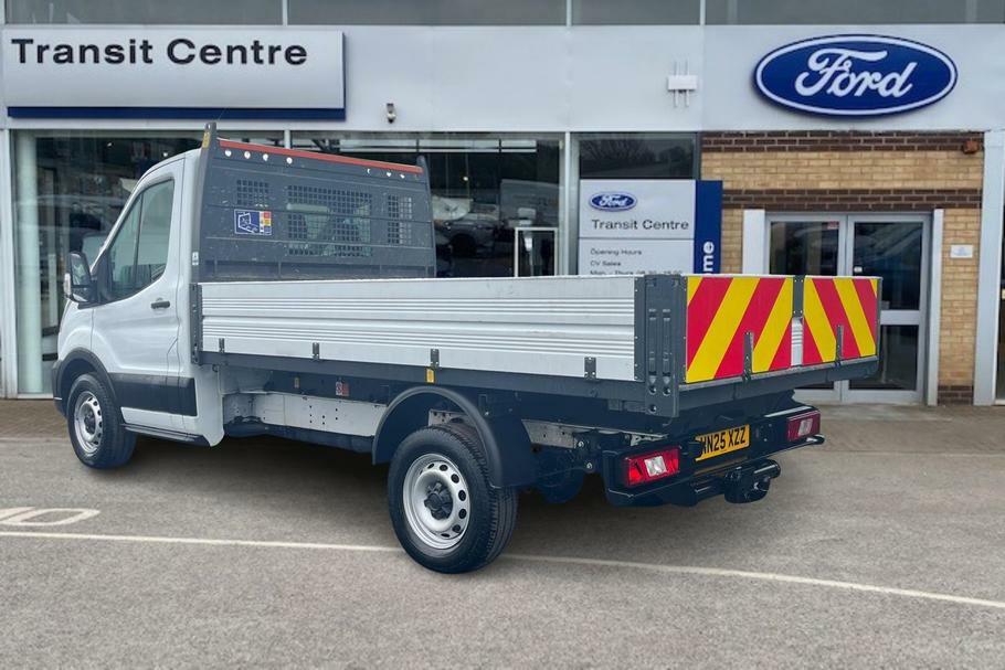 Ford Transit Custom 350 Leader L2 Mwb Single Cab Tipper Rwd 2.0 Ecoblu WN25XZZ White #2