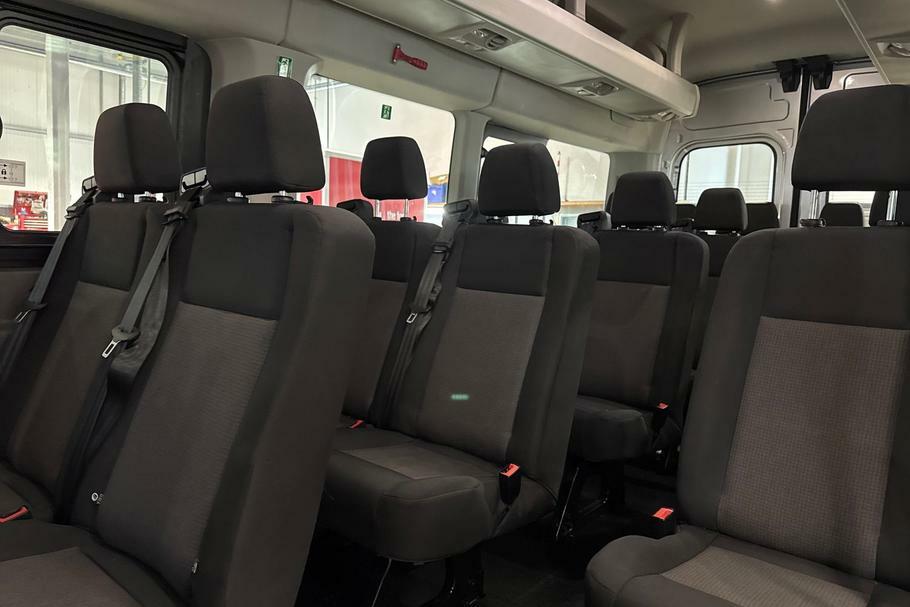 Ford Transit Custom 460 Leader L4 H3 Elwb High Roof 17 Seat Minib WO23BOF Silver #4