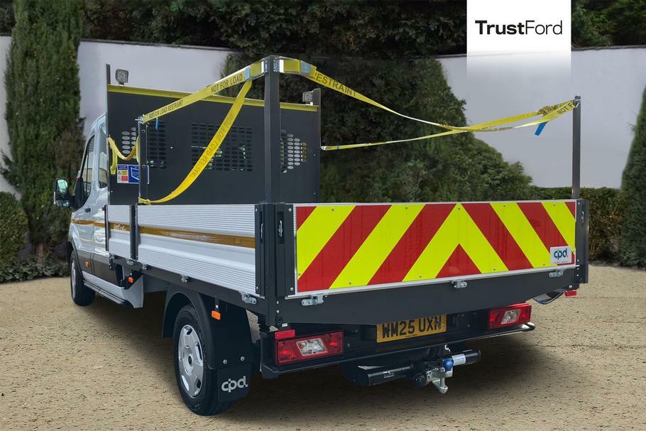 Ford Transit Custom 350 Trend L3 Lwb Double Cab Dropside Rwd 2.0 Ecobl WM25UXN White #2