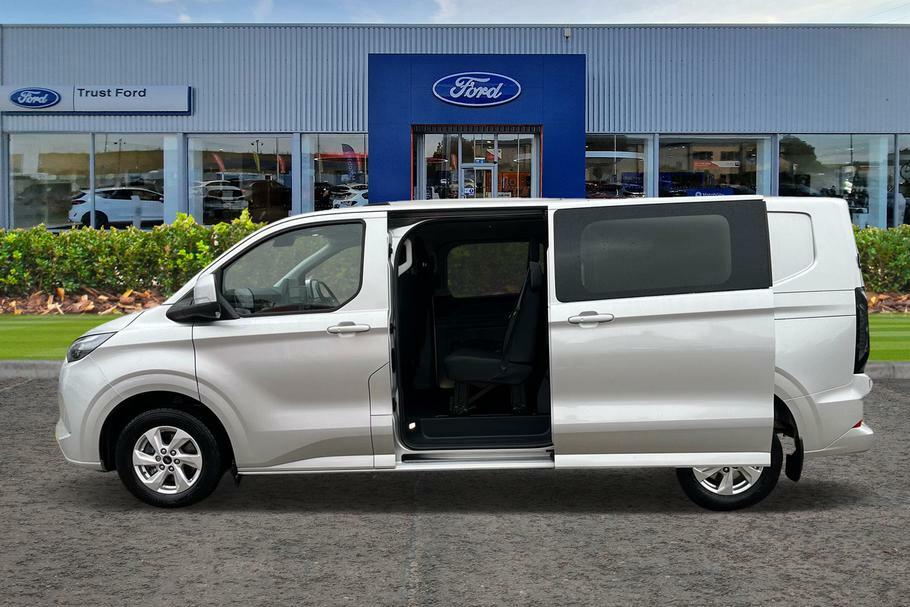 Ford Transit Custom 320 Limited L2 Lwb Double Cab In Van Fwd 2.5 WO25USX Silver #5