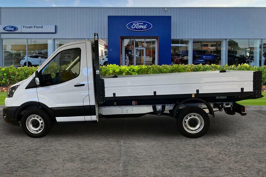 Ford Transit Custom 350 Leader L2 Mwb Single Cab Tipper Rwd 2.0 Ecoblu WR25MXX White #4