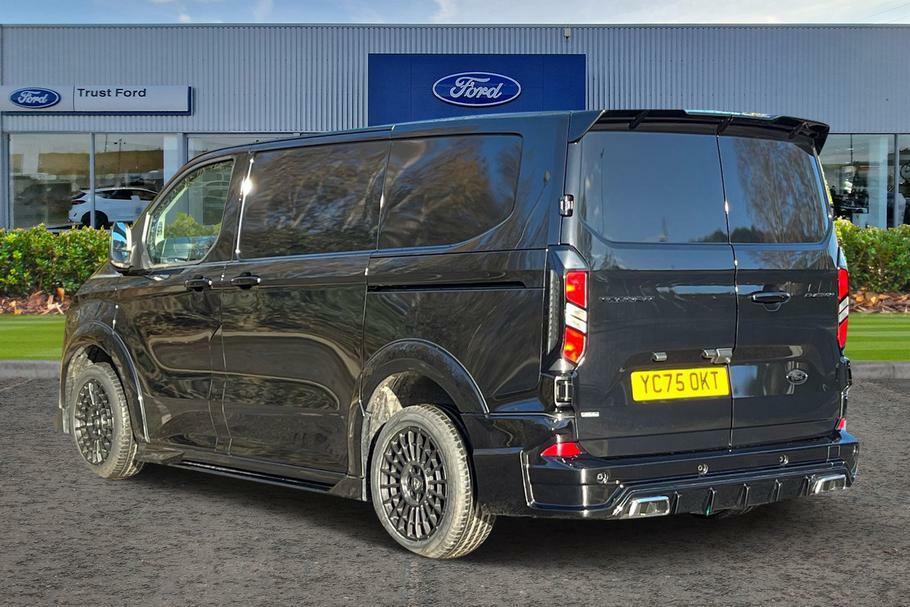 Ford Transit Custom 320 Limited Predator Edition L1 Swb 2.5 Durat YC75OKT Black #2