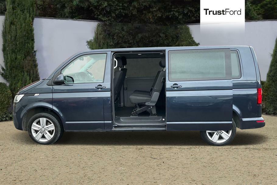 Volkswagen Transporter Shuttle Se Lwb 8 Seat Minibus 2.0 Tdi Dsg NA70KTD Blue #5