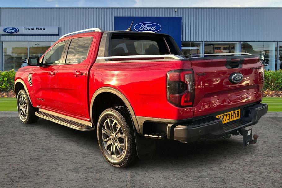 Ford Ranger Wildtrak 2.0 Ecoblue 205Ps 4X4 Double Cab Pic YR73HYB Red #2