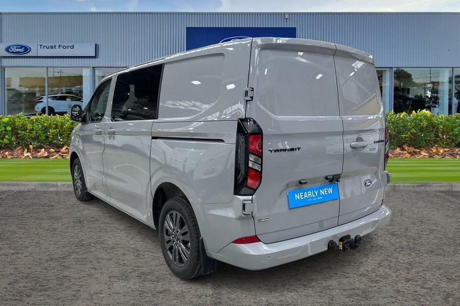 Ford Transit Custom 320 Limited L1 Swb Double Cab In Van Fwd 2.5 LL75RUY Grey #2