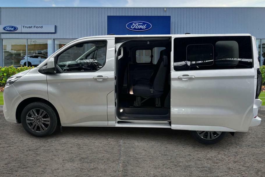 Ford Transit Custom 320 Limited L1 Swb Double Cab In Van Fwd 2.5 LL75RVM Silver #5