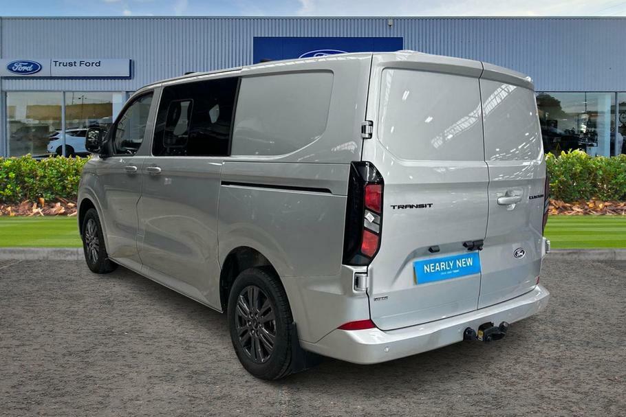 Ford Transit Custom 320 Limited L1 Swb Double Cab In Van Fwd 2.5 LL75RVM Silver #2