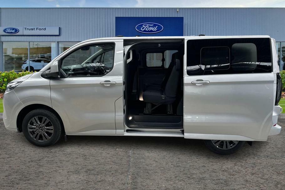 Ford Transit Custom 320 Limited L1 Swb Double Cab In Van Fwd 2.5 Silver #5
