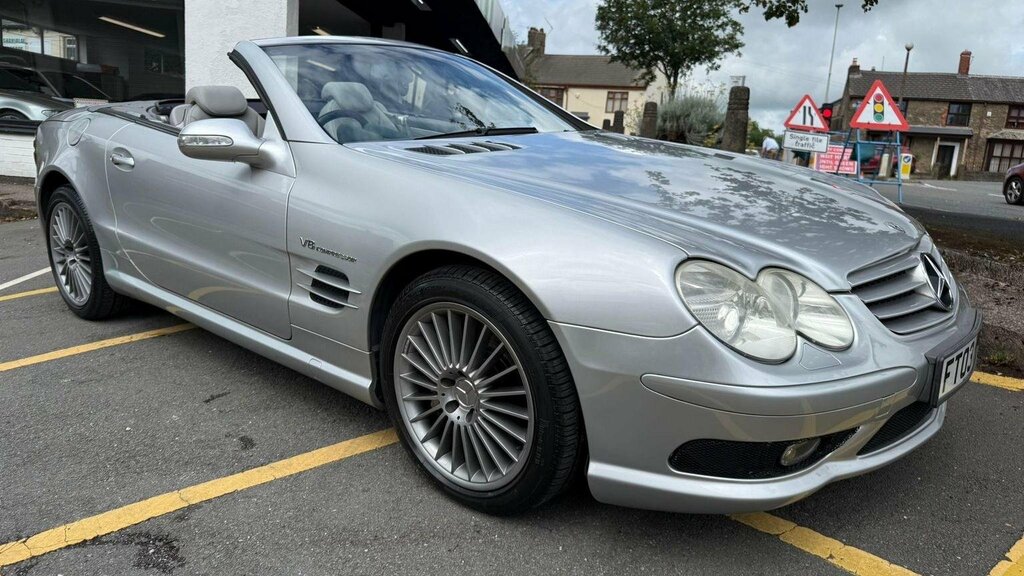 Mercedes-Benz SL Class Convertible 5.4 Sl55 Kompressor Amg 200303 FT03FSX Silver #4
