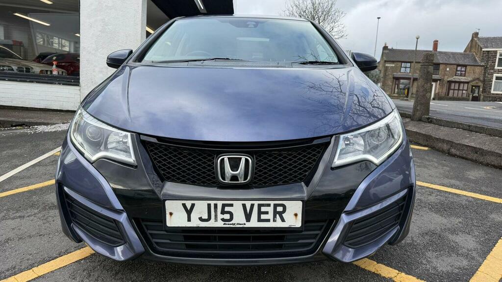 Honda Civic Hatchback 1.8 I-vtec S Euro 6 Ss 201515 YJ15VER Blue #5
