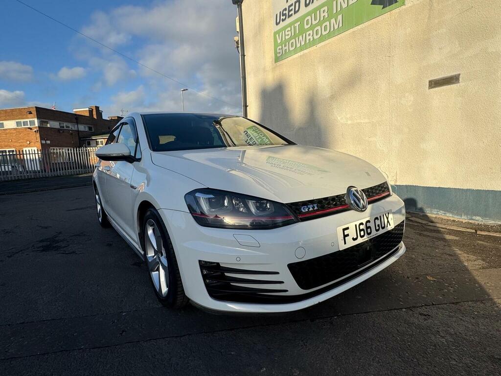 Volkswagen Golf Hatchback 2.0 Tsi Bluemotion Tech Gti Hatchback White #5