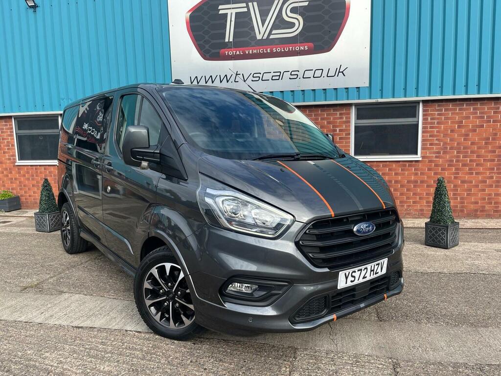 Ford Transit Custom Combi Van 2.0 320 Ecoblue Sport Crew Van L1 H YS72HZV Grey #2