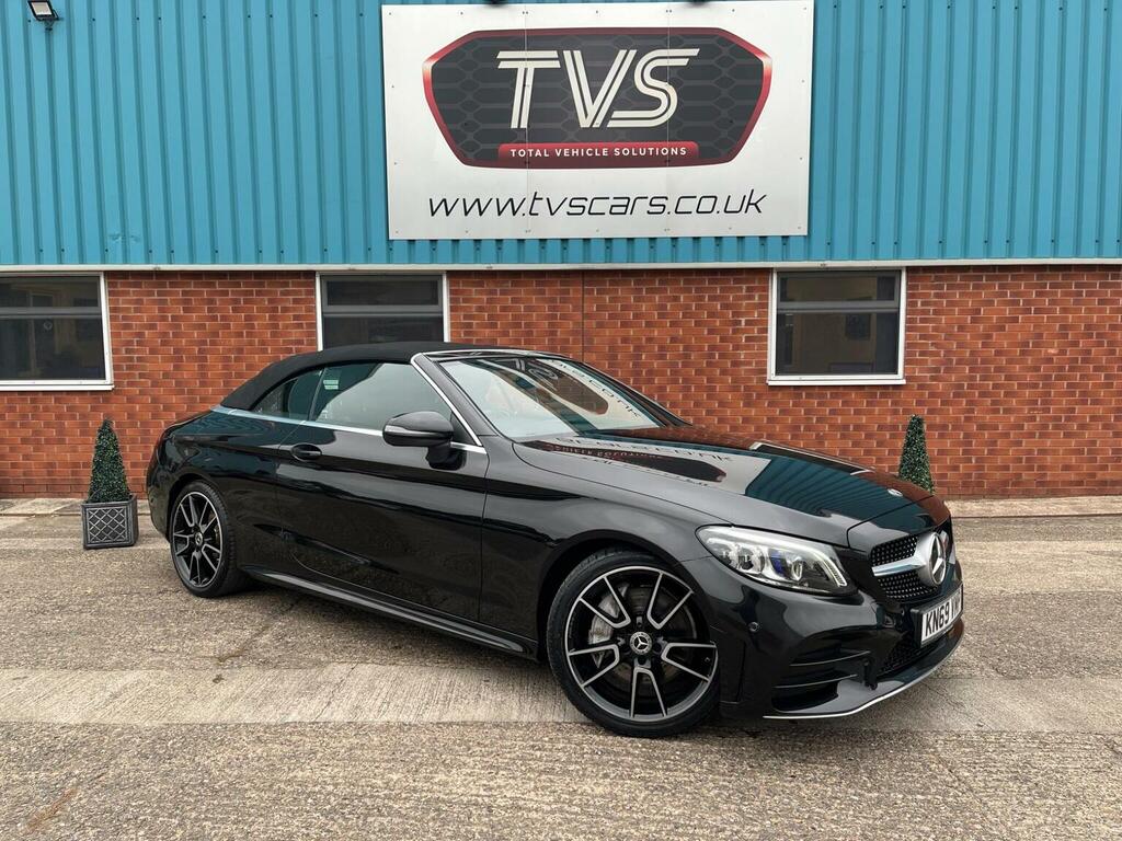 Mercedes-Benz C Class Convertible 2.0 C300d Amg Line Premium Cabriolet Black