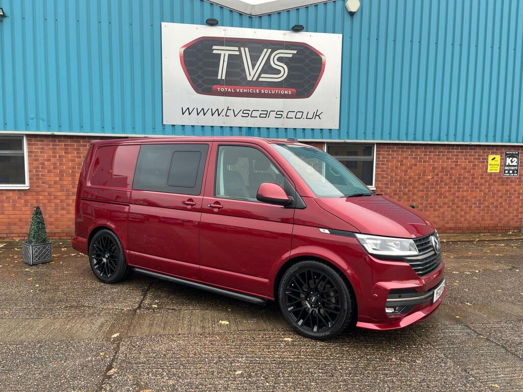 Volkswagen Transporter Combi Van 2.0 Tdi T32 Highline Kombi Dsg Fwd Swb E YF20VJN Red #4