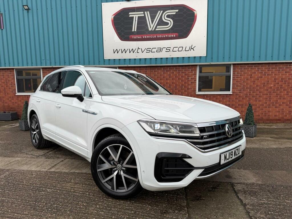Volkswagen Touareg Suv 3.0 Tdi V6 R-line Tiptronic 4Motion Euro 6 S NJ19WZU White #2