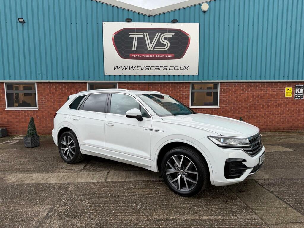 Volkswagen Touareg Suv 3.0 Tdi V6 R-line Tiptronic 4Motion Euro 6 S NJ19WZU White #4
