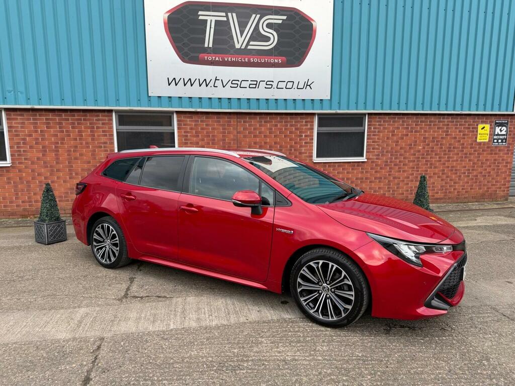 Toyota Corolla Estate 2.0 Vvt-h Design Touring Sports Cvt Euro 6 FV69VRC Red #4